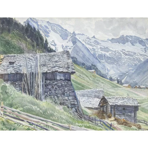 Alfred Soder — "Alp Golzern im Maderanertal".