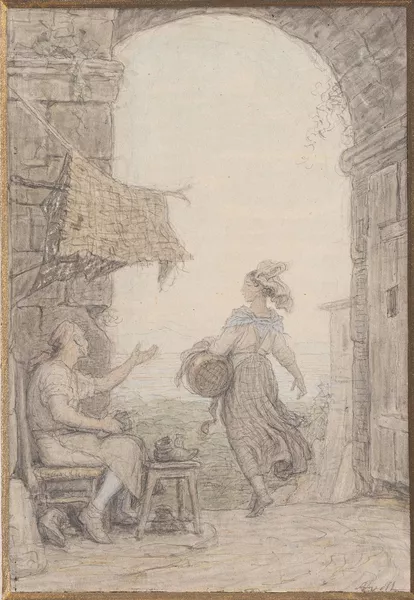 Alfred Van Muyden (1818-1898), "En chemin pour Rome". — DognyAuction