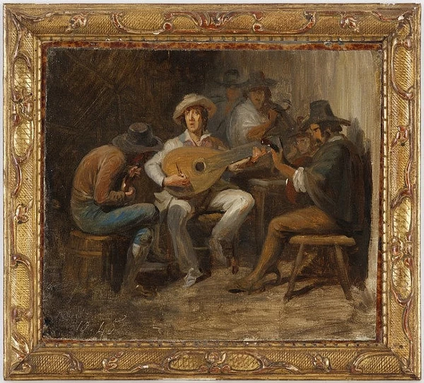 Alfred Van Muyden — Musiciens dans une taverne romaine