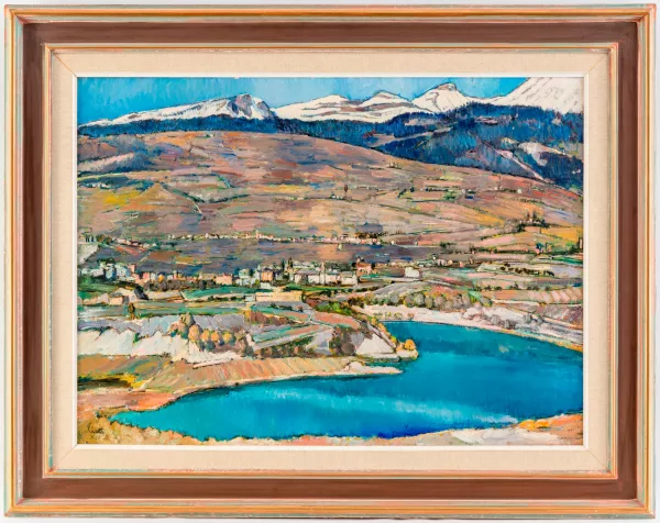 Alfredo Cini — Le lac de Géronde à Sierre