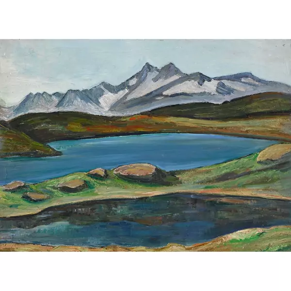 Sommerlicher Bergsee