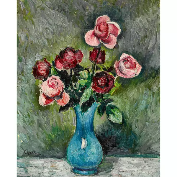 Rosenstrauss in Vase