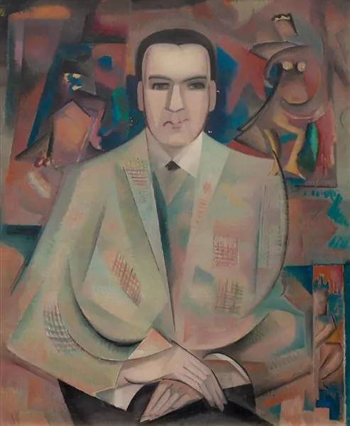 BAILLY, ALICE — Portrait of a man (Werner Reinhard). Circa 1920-21. — Koller Auktionen