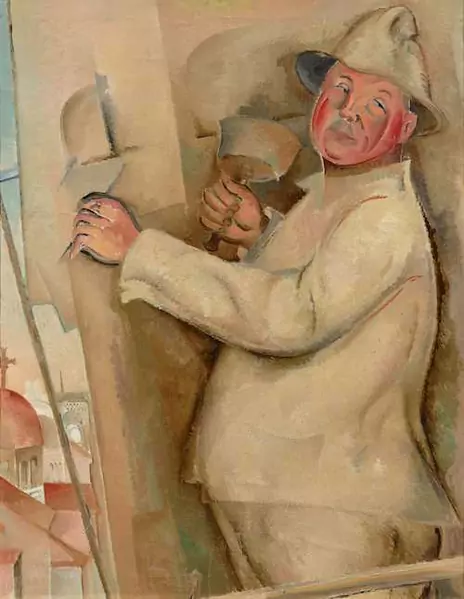 ALICE BAILLY — Portrait de Némisio Brazzola, tailleur de pierre. 1932. — Koller Auktionen