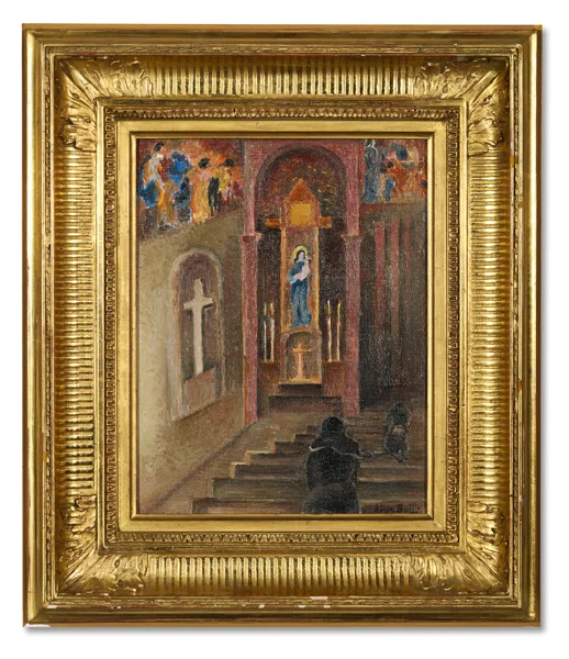 Alice Bailly — Intérieur d'église