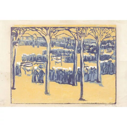 Alice Bailly — Scène de Bretagne. Marché breton.