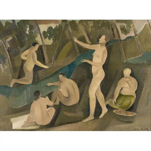 Alice Bailly — "Au bord du ruisseau".
