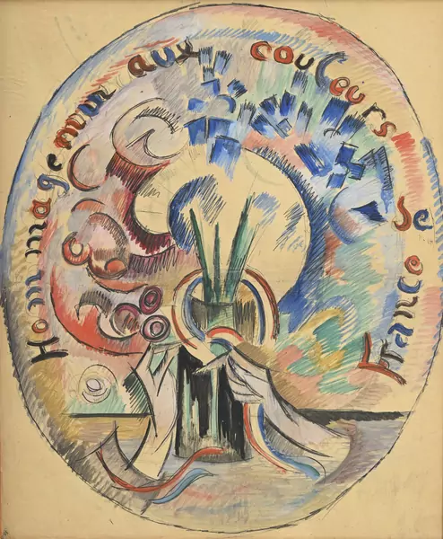 Hommage ému aux couleurs de France