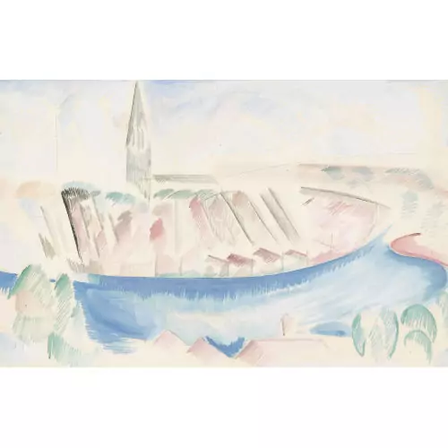 Expressive Ansicht von Bern und der Aare