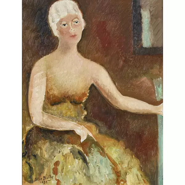 Elegante avec robe