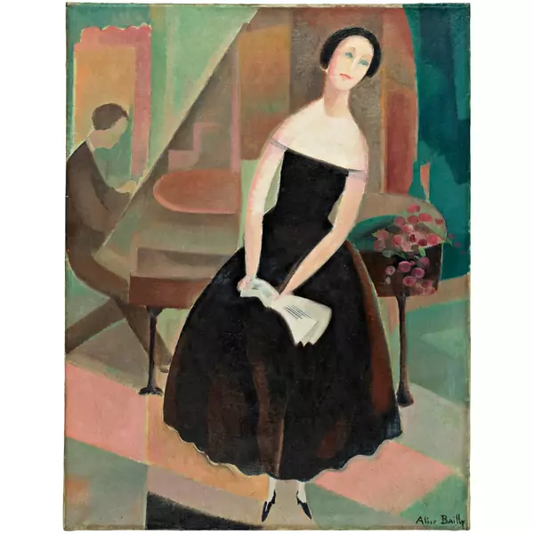 Alice Bailly — La cantatrice — Galerie Kornfeld