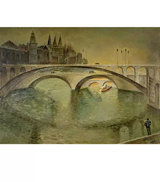 Alice Bailly — Les ponts de Paris — Galerie Kornfeld