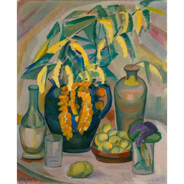 Alice Bailly — NATURE MORTE AUX MIMOSAS STILL LIFE WITH MIMOSAS