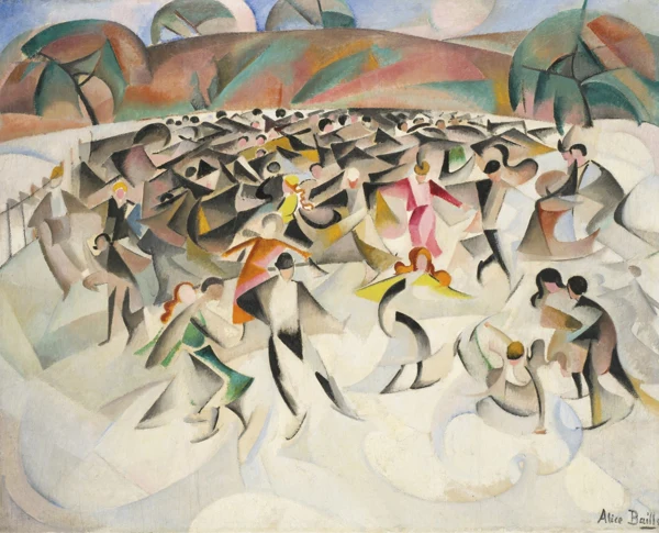 Alice Bailly — Patinage au Bois de Boulogne
