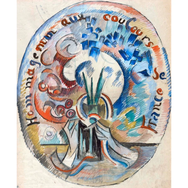 Alice Bailly — HOMMAGE ÉMU AUX COULEURS DE FRANCE HOMAGE TO THE COLOURS OF FRANCE