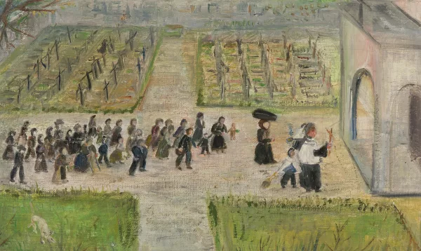 Alis Guggenheim — Kinderbegräbnis", um 1950