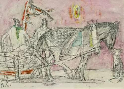ALOIS CARIGIET — Sleigh. 1979. — Koller Auktionen