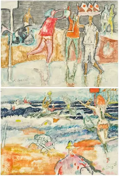 ALOIS CARIGIET — Pair of works: Lido. 1961. — Koller Auktionen