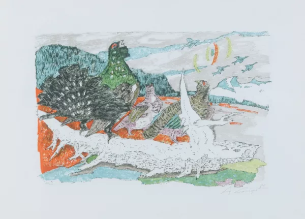 Alois Carigiet — Auerhahn und Perlhühner, 1978