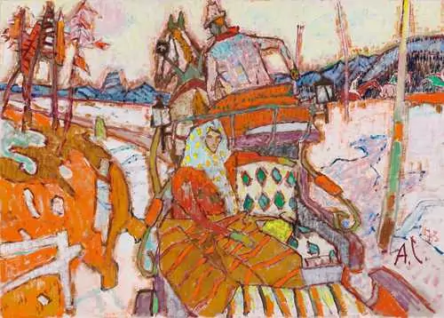 ALOIS CARIGIET — The sleigh ride. 1973. — Koller Auktionen