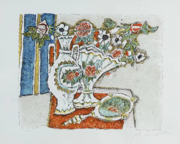 Alois Carigiet — Blumenstück, 1974
