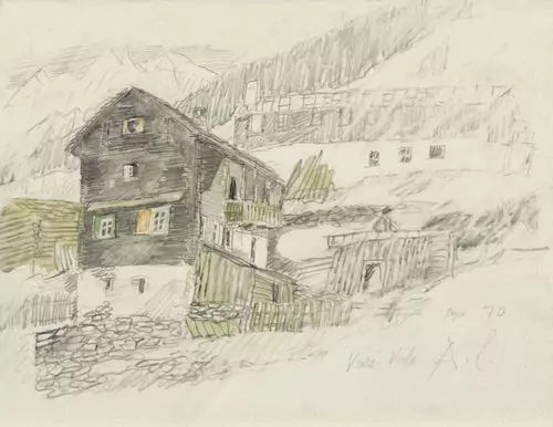 ALOIS CARIGIET — Vals-Valé. 1970. — Koller Auktionen