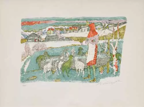 ALOIS CARIGIET — Schaftränke. 1978. — Koller Auktionen