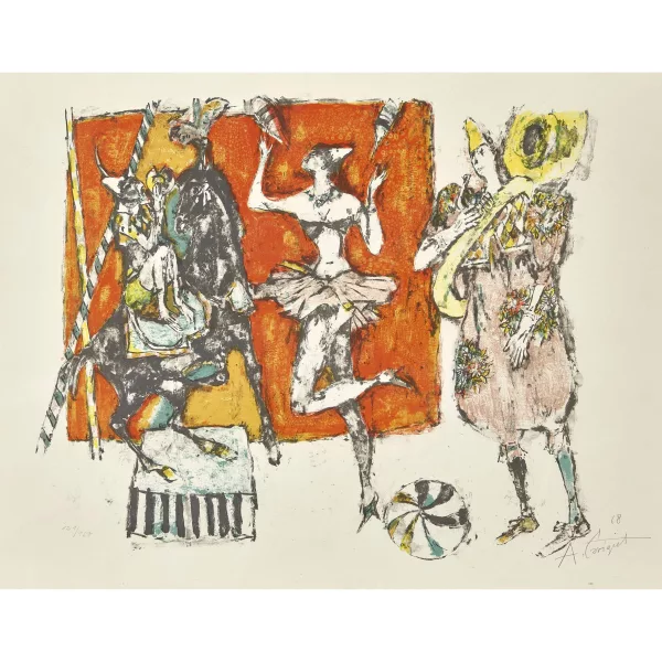 Alois Carigiet — "Zirkusszene".