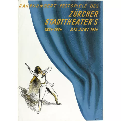 Alois Carigiet — "Jahrhundert-Festspiele des Zürcher Stadttheaters 1934".