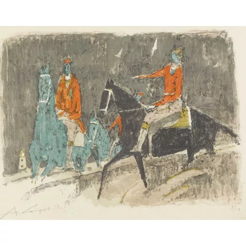 Alois Carigiet — "Reiter auf Sylt".