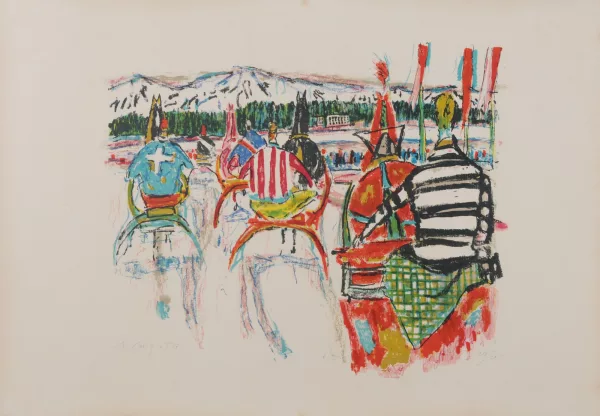 Alois Carigiet — Polospieler, 1958