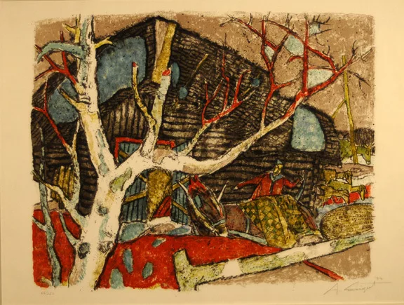 Alois Carigiet — Der Stall von Stavons, 1974