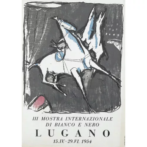 Alois Carigiet — "III mostra internationale di bianco e nero Lugano".