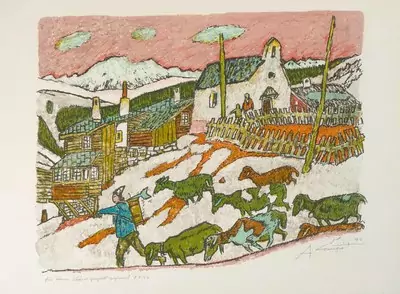 Alois Carigiet — März 2021 (A160) - Auktionsstart: 26.3.2021, 11:30 — Schuler Auktionen