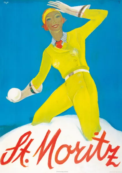 Alois Carigiet — St. Moritz, 1934
