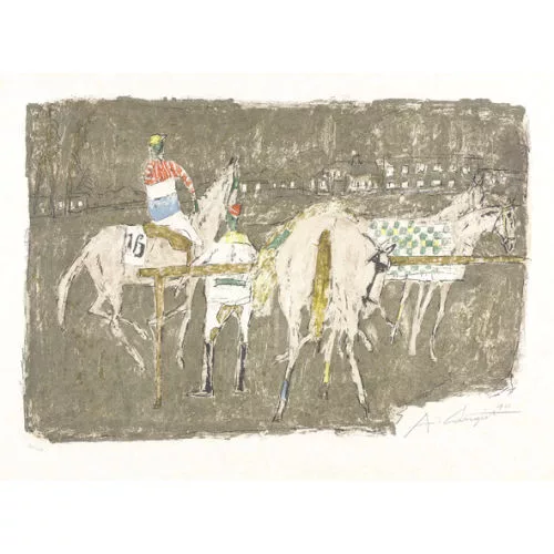 Alois Carigiet — Polospieler.