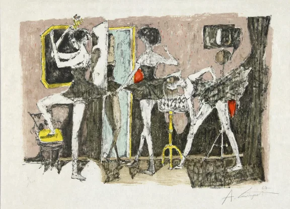 Alois Carigiet — Balletttänzerinnen, 1967