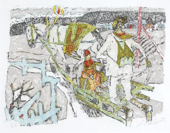 Alois Carigiet — Das Fuhrwerk, 1973