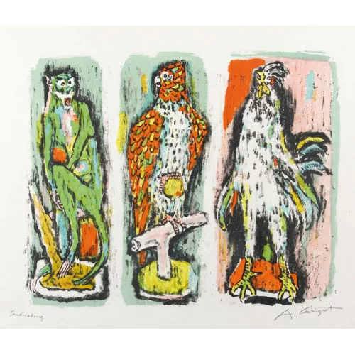 Alois Carigiet — "Zoologisches Triptychon".