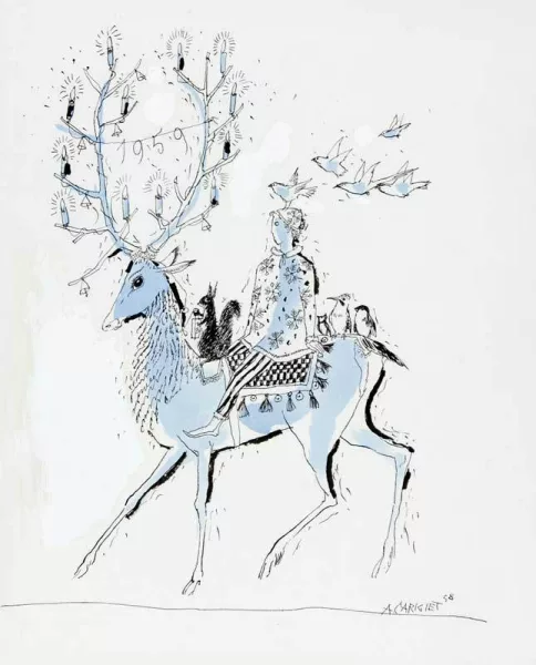 Alois Carigiet — Weihnachtsbild, 1958