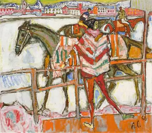 ALOIS CARIGIET — Sattelplatz. 1966. — Koller Auktionen