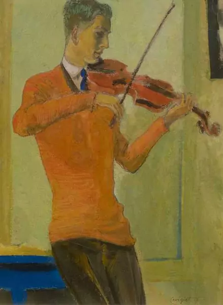 ALOIS CARIGIET — Der Geigenspieler. 1927. — Koller Auktionen