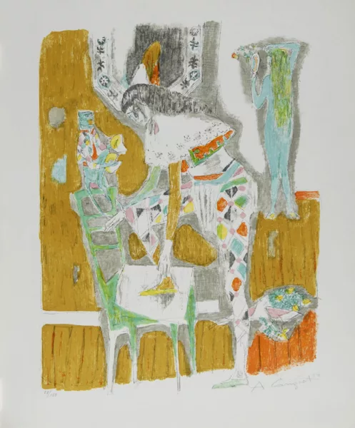 Alois Carigiet — Arlequin au Singe, 1964