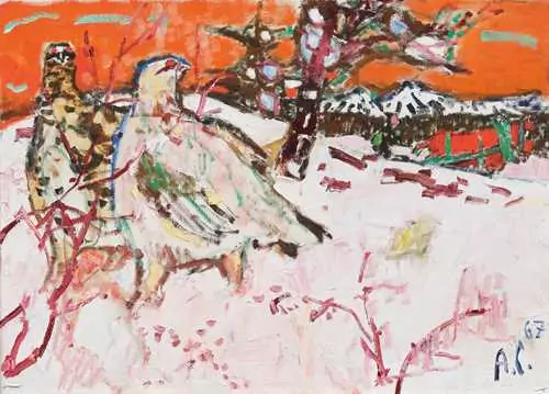 ALOIS CARIGIET — Snow grouse. 1967. — Koller Auktionen