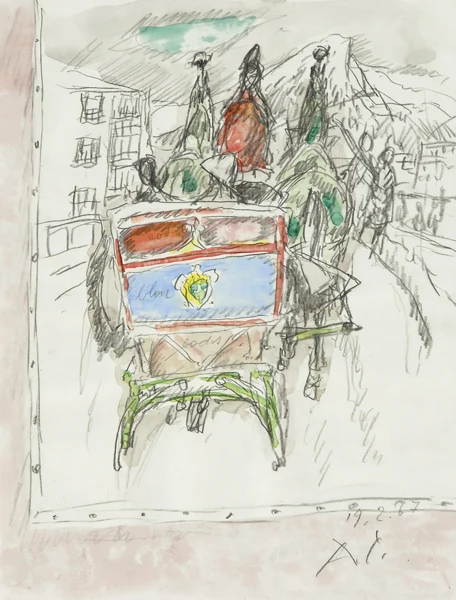 Alois Carigiet — Kutschenfahrt, 1967