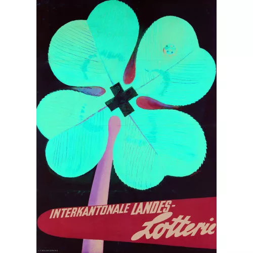 Alois Carigiet — "Internationale Landeslotterie".