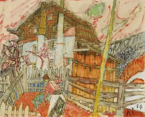 ALOIS CARIGIET — House in Vals. 1974. — Koller Auktionen