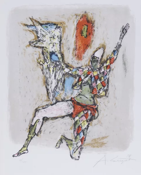 Alois Carigiet — Harlekin und Falke, 1968