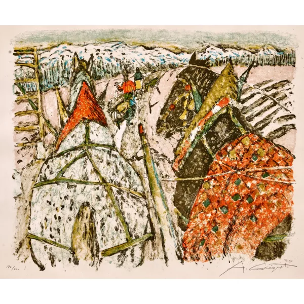 Alois Carigiet — "Im Geschirr".