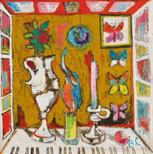 ALOIS CARIGIET — Niche. 1977. — Koller Auktionen
